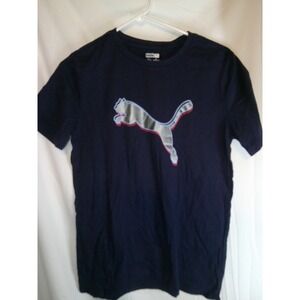 Puma Graphic‎ T-Shirt Big Cat Logo Activewear Tee Shirt XL(18-20)
